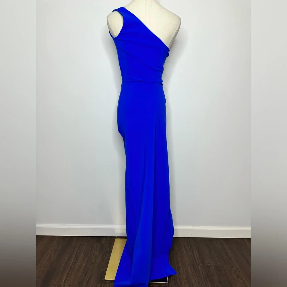 Chiari Boni Lianette One-Shoulder Embellished Gown - Picture 7 of 13